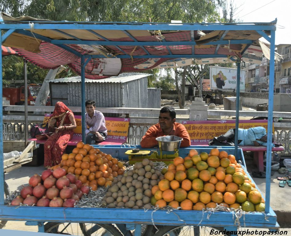 Marché aux fruits et légumes...