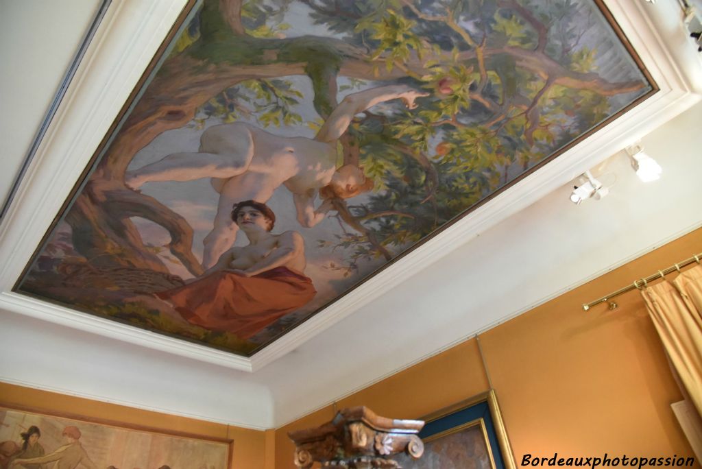 Plafond Victor Prouvé, Les fruits