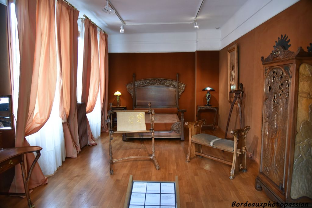 Émile André, chambre à coucher.