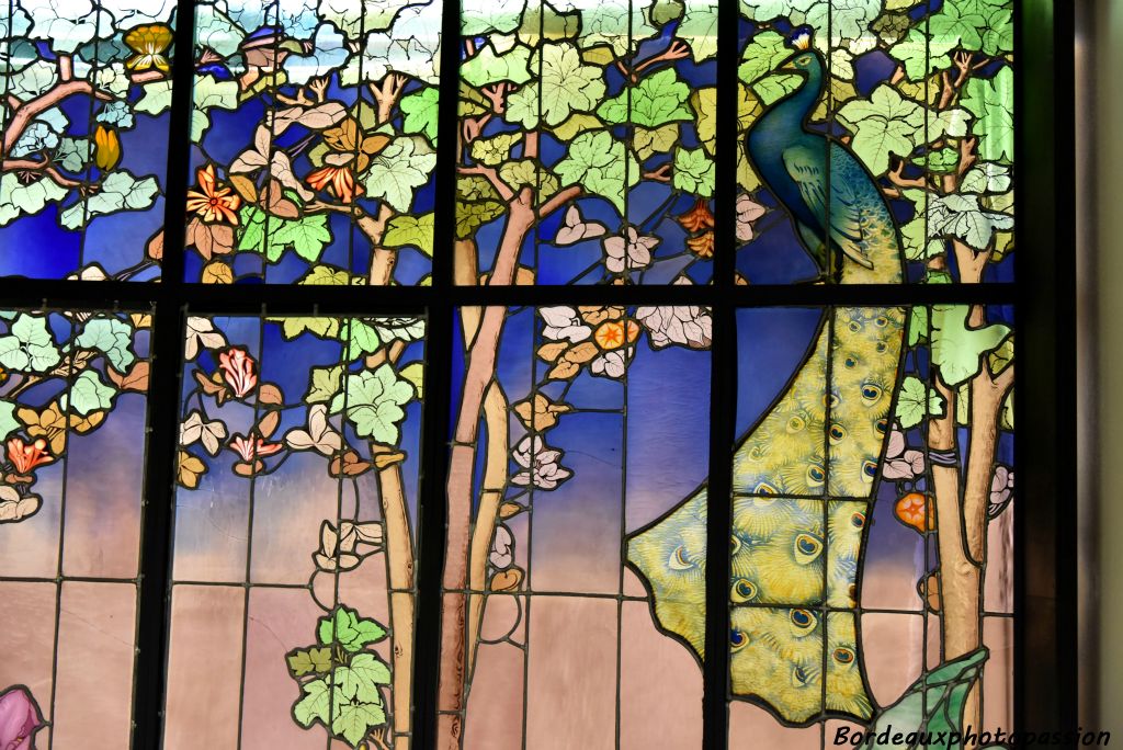 Détail véranda dite de la Salle (1904).